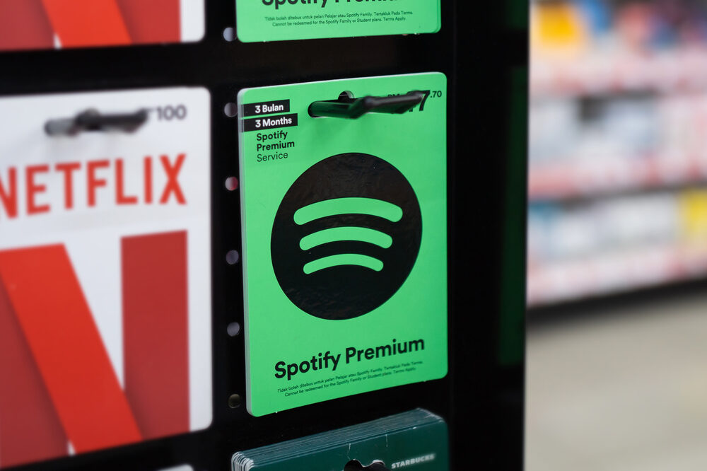 Grafico di crescita di Spotify